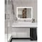 Ketcham Frosted Glass Edge Mirror LED Mirror, 24 W, 100/240 VAC - 50/60 Hz. CRI >= 85, Brushed Finish LUM-2436P - alternate 3